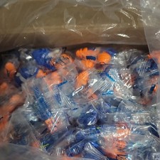 Earplugs, corded reusable silicone for noise reduction shooting 100 pair