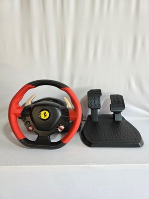 Thrustmaster Ferrari 458 Spider Racing Wheel & Pedals Xbox One Untested