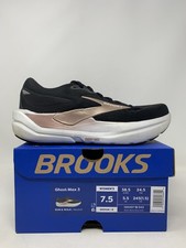 Women's Brooks Ghost Max 3, Black/Black/Rose Gold, 7.5 B Medium US