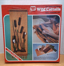 Whitman - Wild Cat Tails - Wall Hanging Kit - 4965 - 12"x36" - New - USA Made