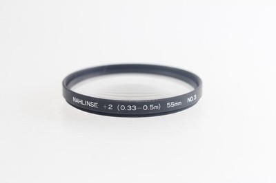 hama Close-Up Lens Nahlinse +2 (0,33 - 0,5m) 55mm 55 mm No. 3 OVP