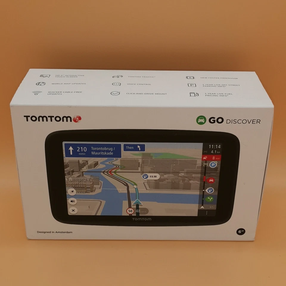 TOMTOM GO DISCOVER EU 5 Navigationsgerät 5 Zoll Touchscreen 180 Länder Maps G1 - Bild 4 von 4