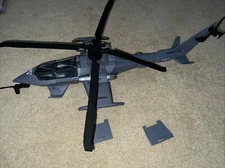 BBI Custom 1/18 AH-88 Specter Helicopter Apache GI Joe Elite Force Chopper 3.75”