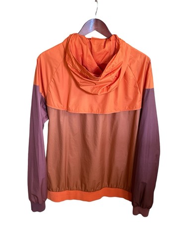 Nike Men's Windrunner Full Zip Jacket | Hoodie | Orange Brown | Size Large - Picture 3 of 9