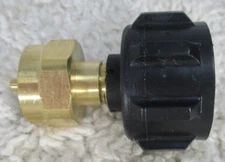 Shirbly Propane Refill Adapter, LP Gas 1 LB Cylinder Tank Coupler for QCC1