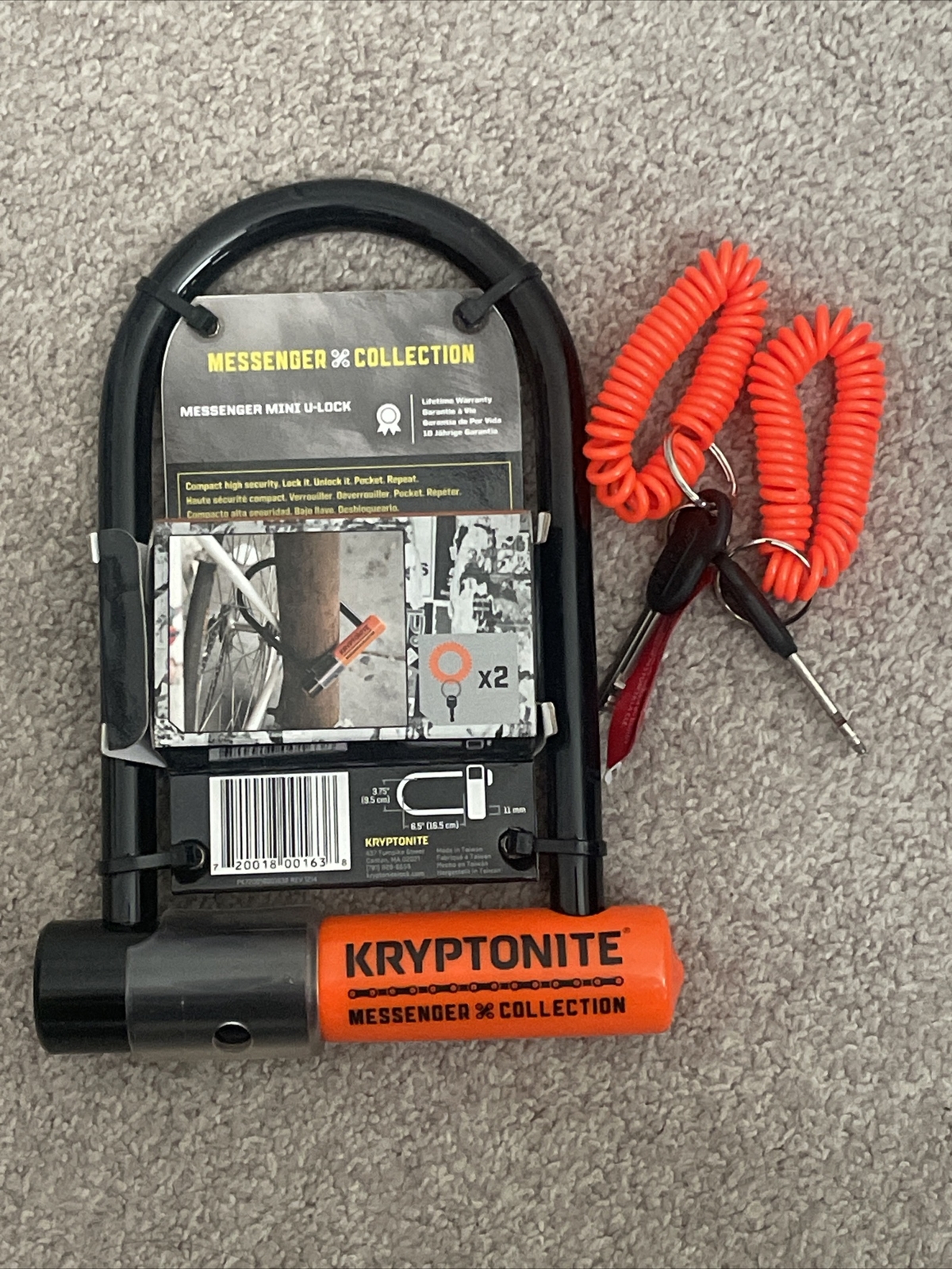 Kryptonite Messenger Mini U-lock