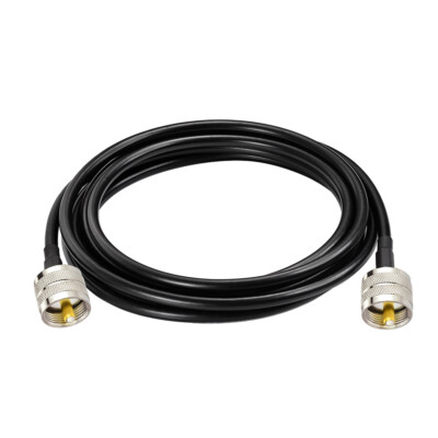 CB-Funkantennen-Koaxialkabel 50 Ohm UHF PL-259 Stecker auf RG58-Koaxialkabel SWR