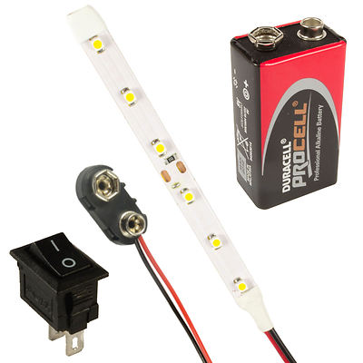 RC Auto Wasserdicht LED Streifen Lichter Kit Alle Farben & Längen Vorverdrahtet