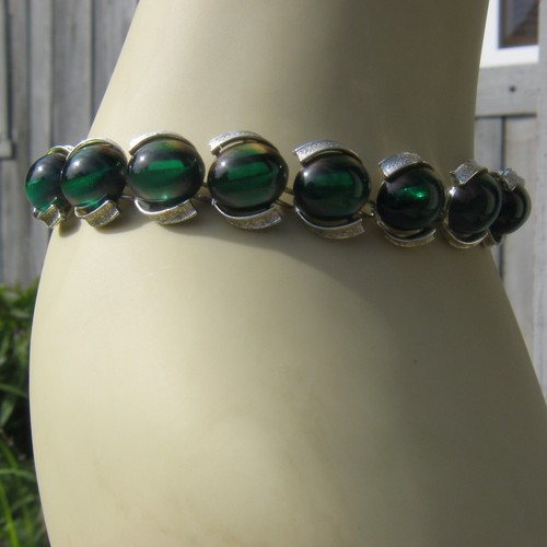 Fabulous 1960s Coro "Moonglow" Riviere Necklace 15-17" - Picture 7 of 15