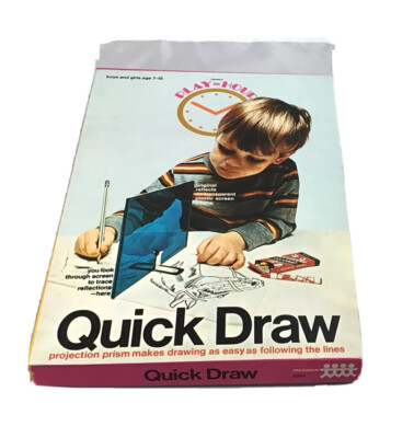 Pressman Vintage- QUICK DRAW Projection Prism To Make Drawing Easy for Children.