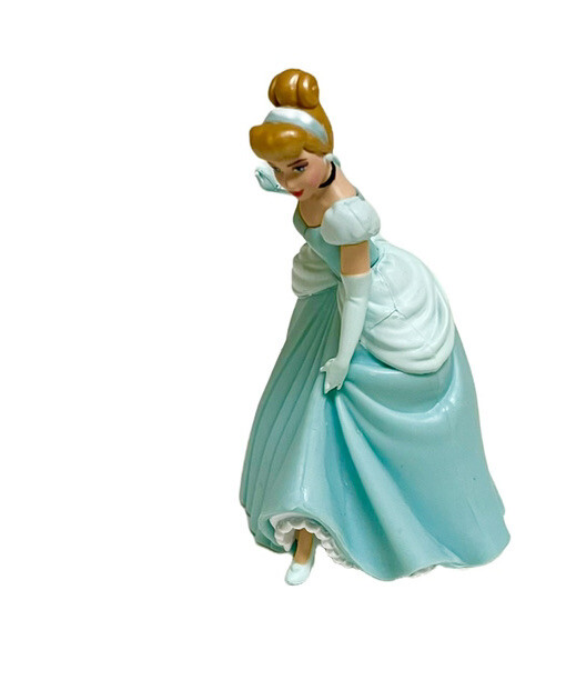 Princess Cinderella & Slipper Fan Lamp Light Pull Chain Figurine
