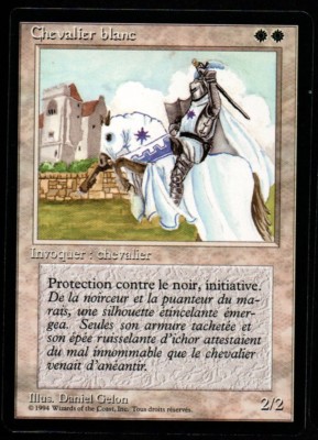 MRM FR/VF White Knight - White Knight NM MTG magic FBB