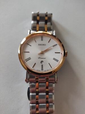 Seiko Premier Quartz Damenuhr 7N89-0AY0