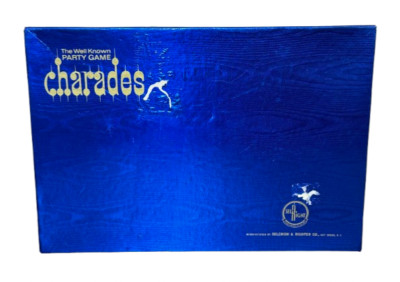 The Wellknown Party Game - Charades 1968 Selchow & Righter - Sealed Cards