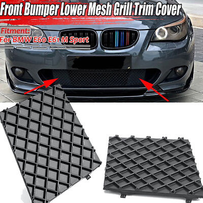 M Paket Mesh Gitter Grill Blende Stoßstange 51117897186 2x Für Bmw E60 E61 520d