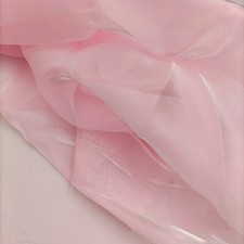 1 M Shiny Sheer Organza Fabric Solid Silky Mesh Cloth for Wedding Dress Hanfu