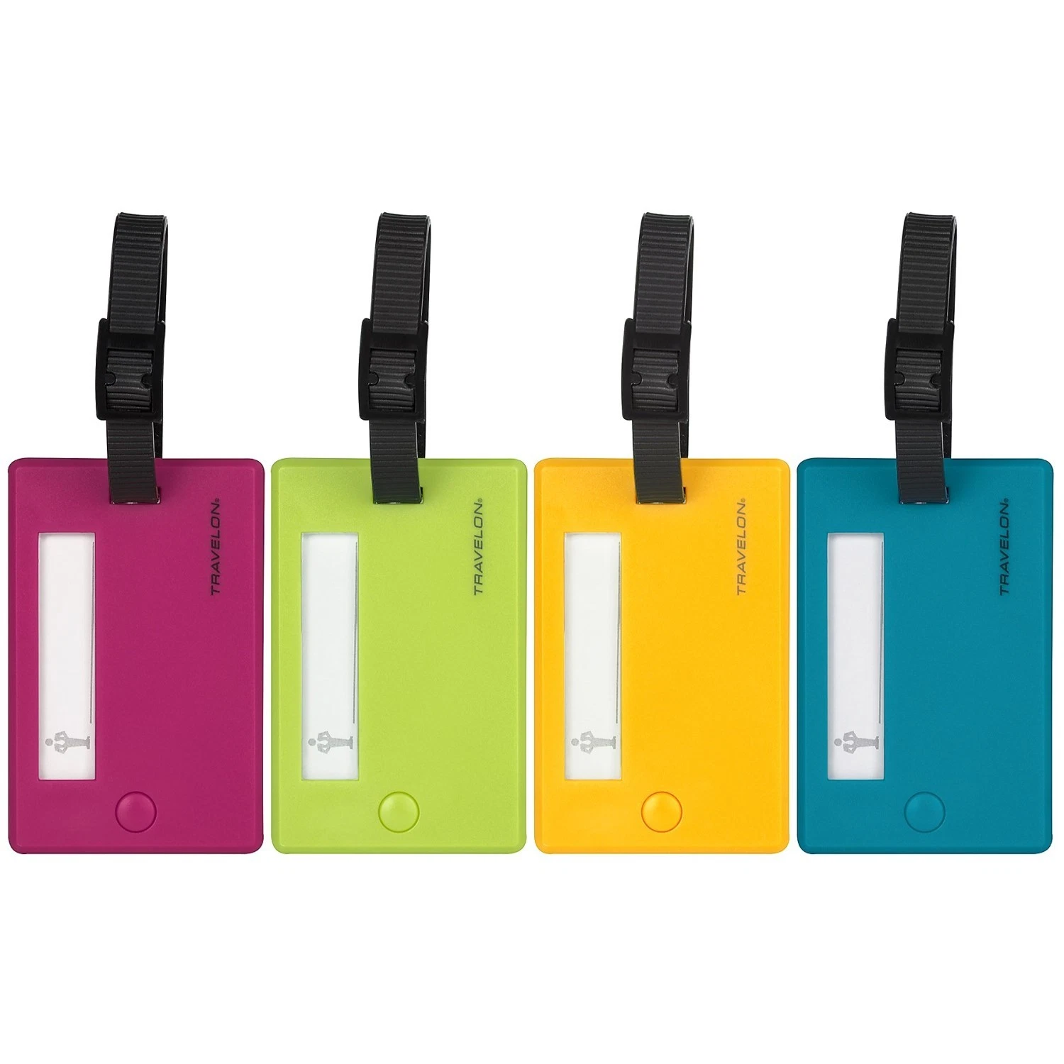 Set of 4 Assorted Color Luggage Tags