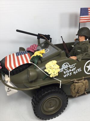 1/6 WW2 US CAPTURED CUSTOM GERMAN SCHWIMMWAGEN JEEP AMPHIB. CAR +