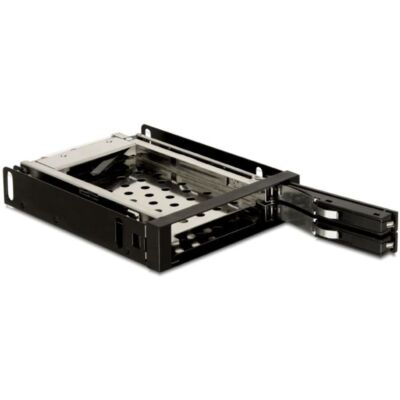 DeLock 3.5  Wechselrahmen 2x 2.5  SATA HDD Gehäuse # 47189