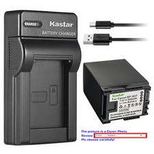 Kastar Battery Slim Charger for Canon BP-827 CG-800 Canon VIXIA HF M31 Camcorder