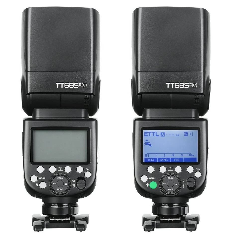 US GODOX TT685II-C Flash for Canon Camera Flash Speedlite TTL 2.4G+X2T-C Trigger - Image 4 of 4