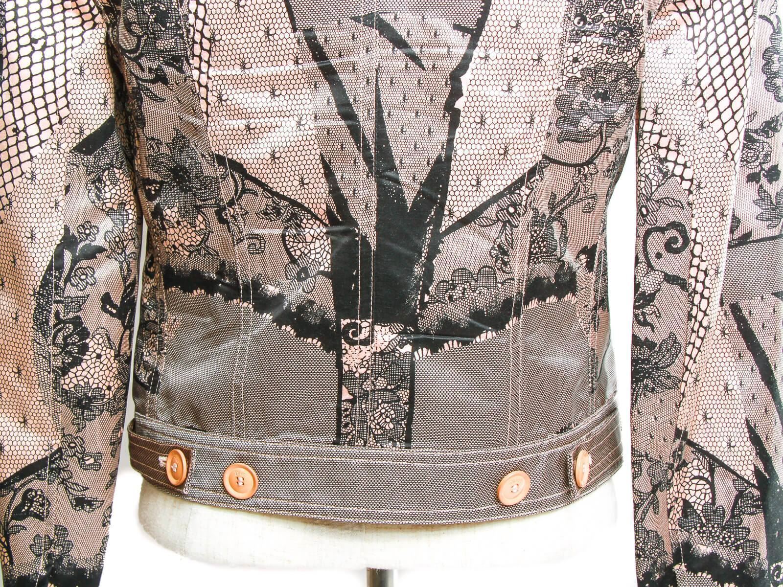 Authentic Christian Dior jacket John Galliano tro… - image 9