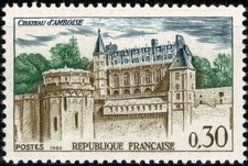 FRANCE 1963    CHÂTEAU D' AMBOISE YT n° 1390 neuf ★★ luxe / MNH (A)
