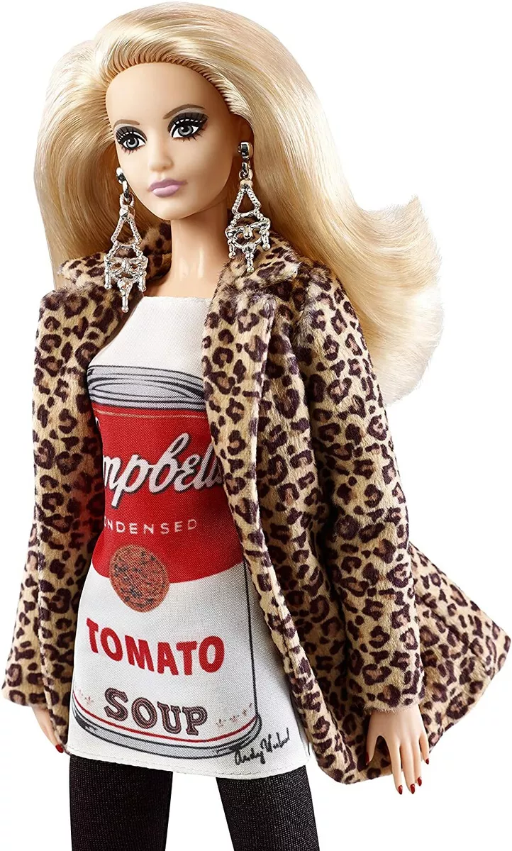 Mattel Designer Collaboration Barbie Andy Warhol Campbell's