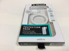 Pelican Protection Pack Clear MagSafe Case  Screen Protector  iPhone 13 New