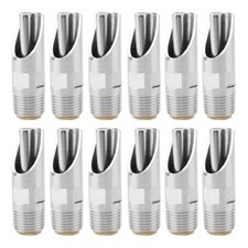 12 Pack Stainless Steel NPT 1/2Inch Pig Waterer Nipple for Sows Piglets Drinking