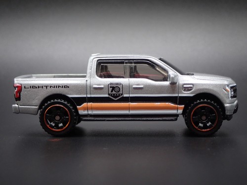 2022-2025 FORD F150 Rayo Camioneta Pickup Plata 1/64 Escala Modelo Fundido Car - Imagen 4 de 8