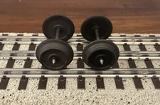 2 LIONEL METAL WHEELS  AXLES SETS O GAUGE O SCALE 3-RAIL PART MTH ATLAS WEAVER