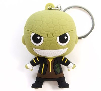 yellow croc keychain