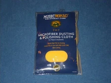 MUSIC NOMAD 2 IN 1 MICROFIBER DUSTING & POLISHING CLOTH for PIANOS & KEYBOARDS