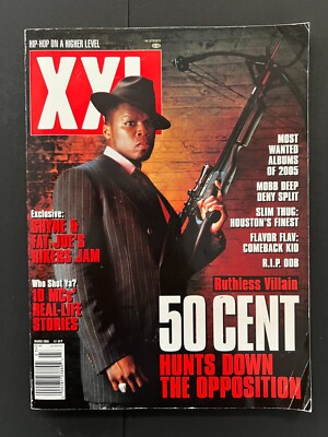 XXL Magazine March 2005 50 Cent, Ol' Dirty ODB, Mobb Deep, Slim Thug