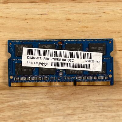 Elpida 2RX8 PC3-10600S-9-10-F2 DIMM 240 Pin 1333MHz 4GB Desktop RAM - For Parts