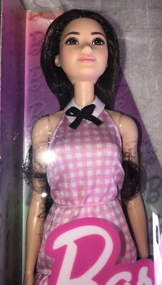 barbie fashionista white dress red pink flowers Floral Fashion Doll Her makeup is likely subtle but designed to enhance her look Barbie Fashionistas Dolls | Mattel