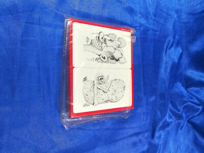 Basil Wolverton Playing Cards 2 Deck Set Sealed 1974 