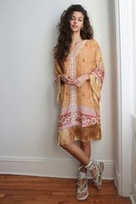 New Free People Spell & The Gypsy Portobello Road Tassel Dress Size XS