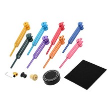 8Pcs Aluminum Alloy Tuning Fork Set for Medical Healing Sound Therapy Meditation