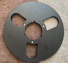 Tonband Leerspule  26cm NAB Alu-Spule schwarz