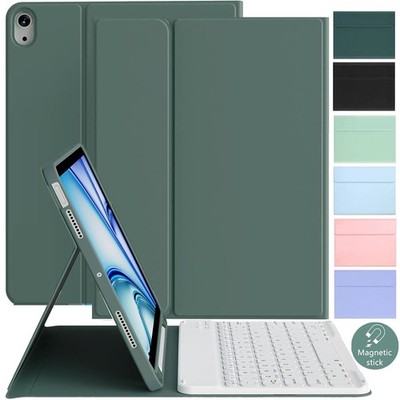 Für iPad Air 6/5/4.Gen 10,9 M3 M2 Pro 11 Zoll 2025 Hülle mit Bluetooth Tastatur