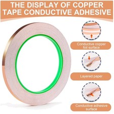 Stained Glass Copper Tape Kit, 1/4" x 82.5FT Arts Crafts