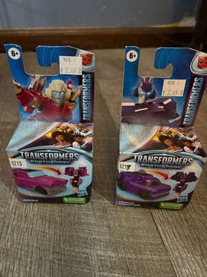 Transformers EarthSpark Tacticon Arcee and EarthSpark Terran Hastag