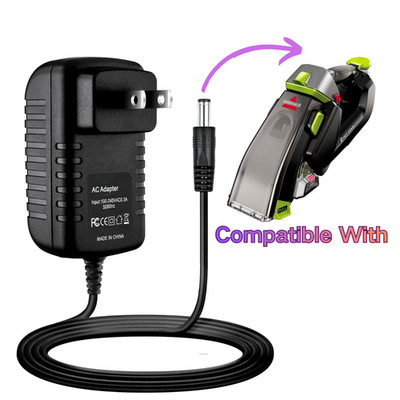 Charger for Bissell Pet Stain Eraser Plus 3180 3181 3182 3180C 3183 3705 3706