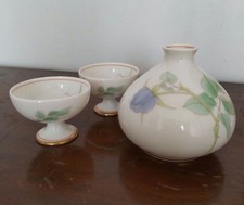 Koransha Rose Garden Sake Set (1 tokkuri, 2 ochoko)