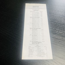 Nikon Price List Dec 1974 Vtg Brochure