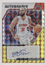 2023-24 Panini Mosaic Auto Mosaic Choice Prizm Evan Fournier #AM-EVA Auto 1a07