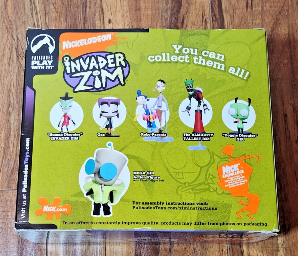 Nickelodeon INVADER ZIM Germ Fighting Zim GIR Hot Topic 2005 Hot Topic - Image 2 of 4