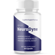  1 Pack NeuroDyne Nootropic Nerve Support Max Supplement Neuro Dyne 60 Capsules